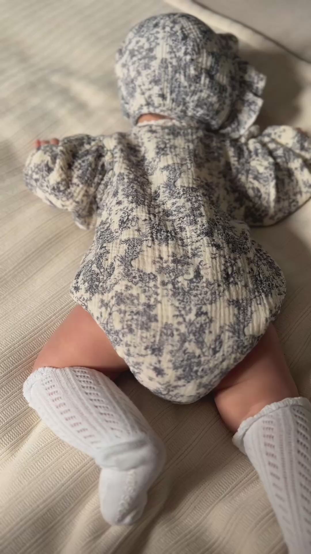 Linnea Romper and Bonnet